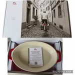 Lot New! Staub Ceramics Oval Roasting Baking Dish 9 & 12 Red. Fixed Price $59.99.