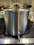 Matfer Bourgeat 26 Qt Stainless Steel Stock Pot With Lid 12 1/2" X. Fixed Price $450.00.