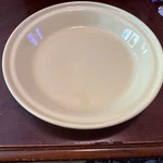Fiesta Ware 10.25" Deep Dish Pie Baker Yellow Plate Collectible Excellent!. Fixed Price $14.50.