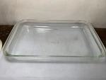 Vintage Pyrex 234 Clear Glass 38CM 25CM X4CM Casserole Dish 4QT Baking Pan. Fixed Price $37.98.