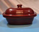 Pampered Chef New Traditions Deep Covered Baker 3.1 Qt Oval Cranberry 1321 Usa. Fixed Price $59.99.