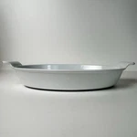 Vintage Creuset Solid White #28 Au Gratin Baker Cast Iron Casserole Heritage. Fixed Price $62.69.