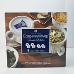 Corningware French White 20OZ. Soup/meal Mugs With Vented Lids (set Of 8) Bnib. Fixed Price $64.95.