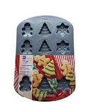 Wilton Cookie Shapes Pan Christmas Tree Gingerbread Man Snowflake 12 Cavities. Fixed Price $16.98.