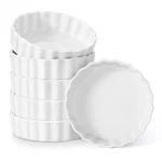 Lovecasa Porcelain Ramekins 8 Oz Oven Safe Set Of 6 Shallow Creme Brulee Dis.... Fixed Price $37.02.