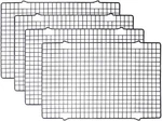 Tebery Pack Heavy-duty Wire Cooking Baking Racks, BLACK-4PC. Fixed Price $24.99.