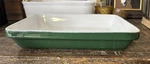 Emile Henry Rectangular Casserole Baking Dish Green/white 10X 8 19.05 BJ0. Fixed Price $29.00.