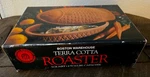 Boston Warehouse Terra Cotta Roaster Fish Shape 3QT. 4-6LBS Capacity 14.5 New. Fixed Price $55.00.