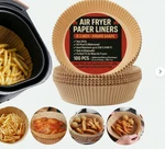 100 Pcs Air Fryer Paper Liners 6.3" Disposable,non-stick. Fixed Price $11.99.