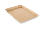 Nordic Ware Gold Baking Sheet Pan Non Stick Aluminum With Reinforced Rim 18X13. Fixed Price $27.09.