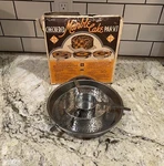 Bake King Chicago Metallic Mfg Co Checkered Marble Cake Pan Set 400 Original Box. Fixed Price $15.00.