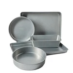 Martha Stewart Everyday 5-PIECE Nonstick Carbon Steel Bakeware Set, Oven Safe,. Fixed Price $29.91.