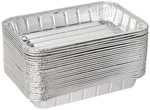 Pack Of 25 Disposable Aluminum Foil Toaster Oven Pans - Mini Broiler B.... Fixed Price $39.05.