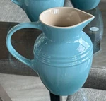 Le Creuset Stoneware Breakfast Jug - Caribbean Blue Second Choix Nwt. Fixed Price $40.00.