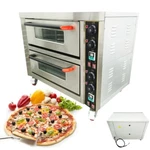 220V Electric Oven Commercial Bakery Double-deck Pizza 6.4KW -350. Fixed Price $1128.94.