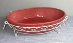 Temp-tations Temptations By Tara Ovenware Casserole Wire Rack Trivet Rose. Fixed Price $29.99.