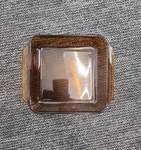 Vintage Anchor Hocking Amber Glass 8-INCH Square Baking Dish. Fixed Price $25.00.