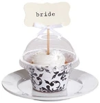 Dress My Cupcake Single Favor Domes With Hole, Set Of 100. Fixed Price $32.39.