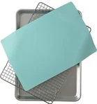 Nordic Ware 3-PIECE Cookie Set, 1 Pack, With Aqua Baking Mat. Fixed Price $35.00.
