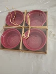 Bia Cordon Bleu Texture Ramekin, Set Of 4, Red/white -xmas Motif. Fixed Price $29.95.