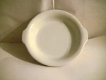Syscoware Porcelain Plate With Handles 5337217 Round White Heavy Made Usa. Fixed Price $16.00.