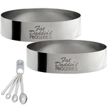 Fat Daddios Stainless Steel Round Cake And Pastry Ring 2 Pack 6 Inch X .... Fixed Price $56.84.