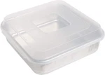 Nordic Ware Natural Aluminum Commercial Square Cake Pan With Lid, Exterior 9.88. Fixed Price $30.89.