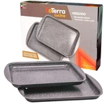 Daterra Cucina - Nonstick Ceramic Coated Baking 16.1 X 11.7 Inches, Gray. Fixed Price $153.66.