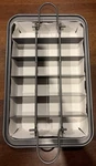 Non-stick Brownie Baking Pan With Dividers, 18 Pre-sliced Carbon Steel Tray. Fixed Price $23.03.