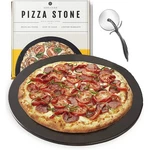 Heritage 15" Ceramic Pizza Stone Set Non-stick, Stain-free With Bonus Cutte.... Fixed Price $45.07.