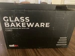 Eatex 4-PACK Glass Food Storage Containers With Lids, Baking Pans Set, Open Box. Fixed Price $20.00.