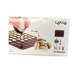 Lekue Kit Macaron Silicone Baking Mat Decomax Piping Set W/ Nozzles & Recipes. Fixed Price $20.00.
