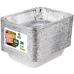 Comfy Package 30 Count 9 X 13 Aluminum Foil Pans Half Size Deep Steam Table. Fixed Price $35.82.