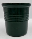 Pampered Chef Green Stoneware Crock #1311 Utensil Holder. Fixed Price $6.99.