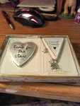 Sandra Magsamen Trinket Box Necklace Set. Fixed Price $10.00.