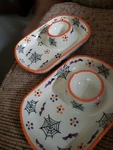 Temp-tations By Tara Halloween Boofetti Set 2 Snack Caddies Trays. Fixed Price $24.50.