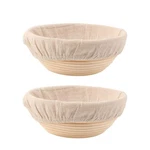 Doyolla Bread Proofing Baskets Set 2 Round 8.5INCH+8.5INCH, Beige. Fixed Price $46.01.