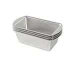 Nordic Mini Loaf Pan Set Natural Aluminum Bakeware Of 4 Usa Made. Fixed Price $36.99.