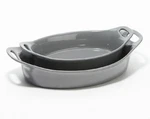 Rachael Ray 2-PIECE Oval Stoneware Large Set. 2.48-QT & 3.25-QT , Grey. Fixed Price $39.99.