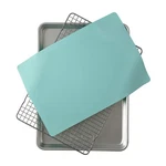 Nordic Ware Half Sheet Pan Set With Silicone Baking Mat And Cooling Rack. Fixed Price $56.69.