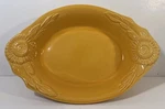 Appolia Oval Yellow Sunflower Embossed Stoneware Casserole Dish 0701-320 France. Fixed Price $28.99.