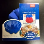 New Good Cook Blue Sculpted Castle Design Non-stick Silicone Bakeware Pan / Nice. Fixed Price $7.99.