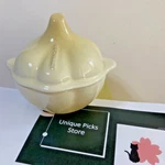 Creuset Vegetable Series Garlic Mini Cocotte Casserole Unused No Box. Fixed Price $139.99.