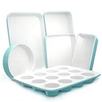 Nutrichef NCBK6CT5 6-PCS Kitchen Oven Baking Pans Non-stick. Fixed Price $64.49.