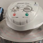 Magic Chef Convection Oven Glass Bowl W/ Lid, Temp Control Timer, 1000W. Fixed Price $25.09.