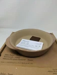 Nos Pampered Chef Mini-baker # 1361 Taupe Round 4 Cups Stoneware Nib. Fixed Price $36.96.