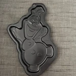 Olaf Cookie Cake Pan Disney Frozen Giant Mold Tin 2105-8500 Wilton. Fixed Price $12.42.