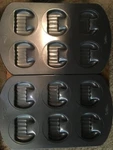 Lot Of 2 Wilton Vampire Fangs 6-CAVITY Cookie Cake Pans Halloween Dracula. Fixed Price $12.00.