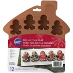 12 Cavity Gingerbread Boy And Girl Mold Wilton Silicone Bakeware 2105-5384 New. Fixed Price $11.19.