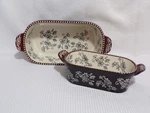 Temptations By Tara Floral Lace KFI-XNG-936844 Loaf Pans Dishes Set Of 2 New. Fixed Price $23.75.